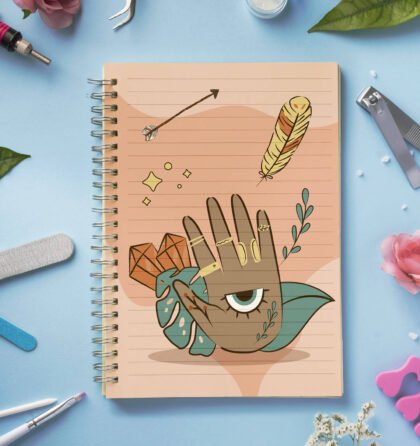 Spiritual Creative Egyptian Inspired Spiral Journal