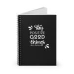 Stay Positive Good Things Happen Self-Motivation Hardcover Journal - Image 2