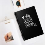 Stay Positive Good Things Happen Self-Motivation Hardcover Journal - Image 5