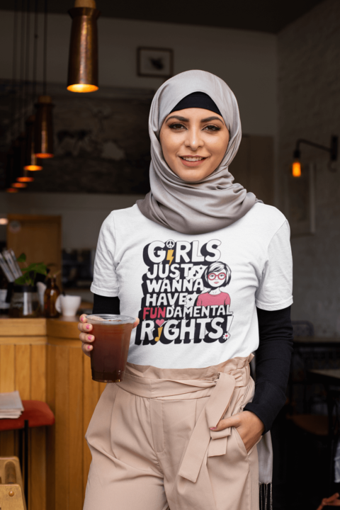 Girls Just Wanna Have Fundamental Rights Tee - Image 2