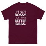 Not Bossy Just Better, Dark Right Tee - Image 2