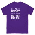 Not Bossy Just Better, Dark Right Tee - Image 4