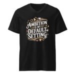 Ambition V-Neck T-Shirt in Black - Image 2