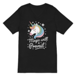 Magic will Prevail Creative V-Neck Tee - Image 2