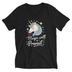 Magic will Prevail Creative V-Neck Tee - Image 3