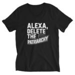 Delete the Patriarchy V-Neck T-Shirt - Image 2