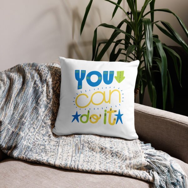 You Can Do It! Decorative Pillow