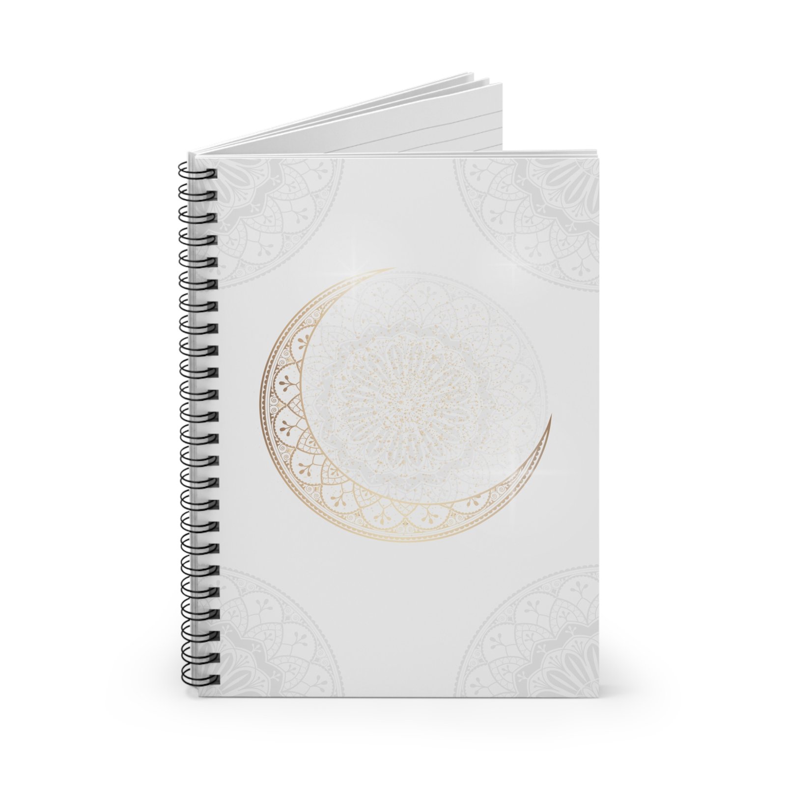 Harvest Time | Golden Moon - a Spiral Notebook Journal - Image 2