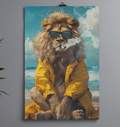 The Lion Dude Beach Life Wall Art