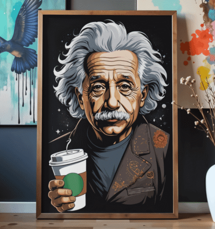 Everyday Einstein Canvas Digital Print